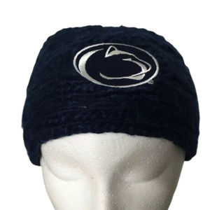 Penn State Nittany Lions Cable Crochet Headband